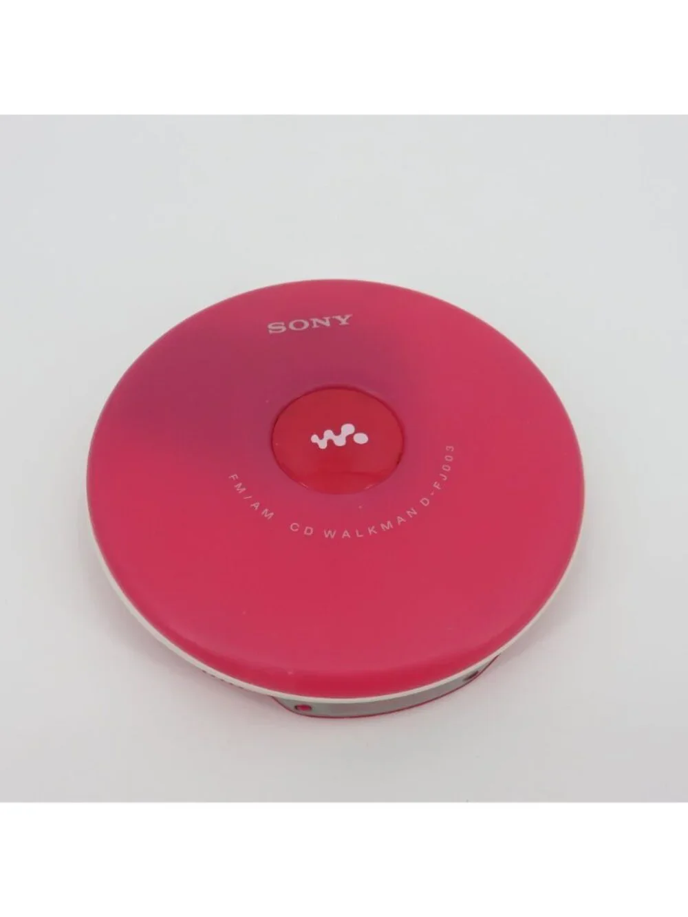 SONY D-FJ003 Pink CD Walkman NOT TESTED AS IS FOR PARTS am/fm Radio 2000s Y2K